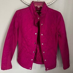 Merona Fuchsia Quilted Puffer Jacket